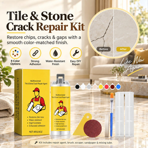 🛠️ Quick-Dry Tile Repair Kit