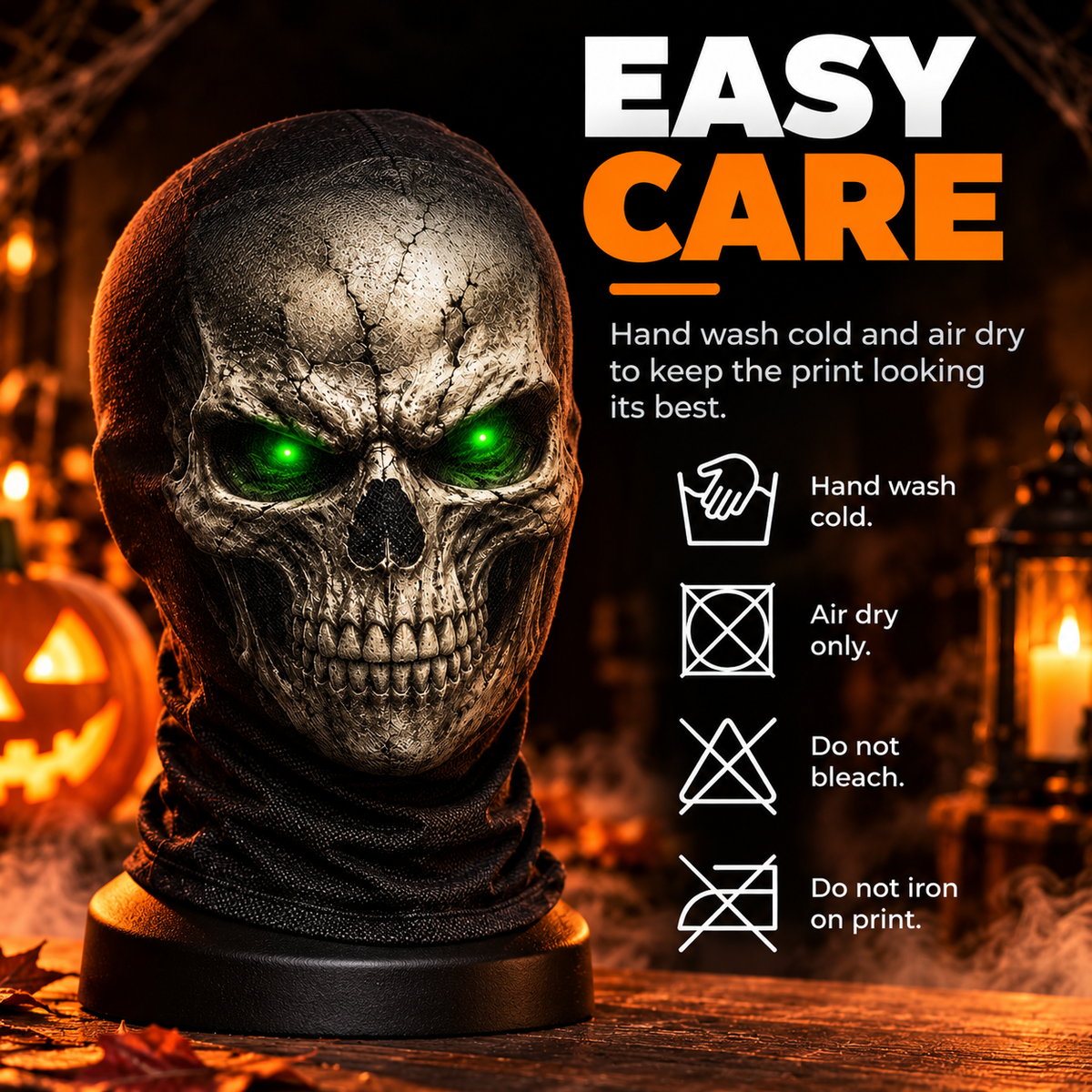 😈 FrightFace™ Custom Halloween Balaclava – Turn Any Face Into a Scary Mask