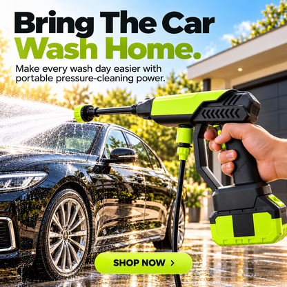 🚗💦 Portable Cordless Pressure Washer Gun™ – Powerful Car Wash & Outdoor Cleaning Made Easy! ✨