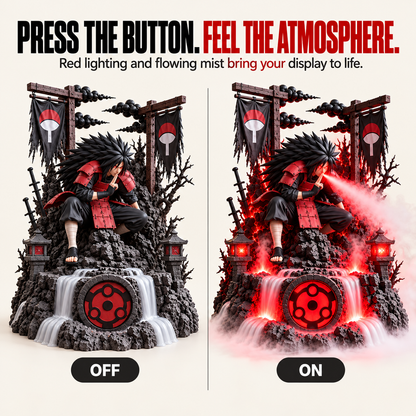 🔥 Shadow Warrior LED Mist Humidifier – Glowing Fantasy Battle Scene, Atmospheric Fog Effect & Collectible Desk Decor ⚔️✨