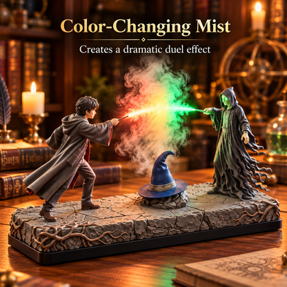 ✨ Arcane Duel Mist Humidifier – Color-Changing Fantasy Battle Desk Decor