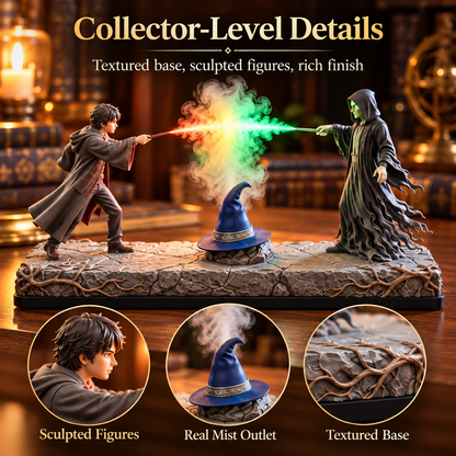 ✨ Arcane Duel Mist Humidifier – Color-Changing Fantasy Battle Desk Decor