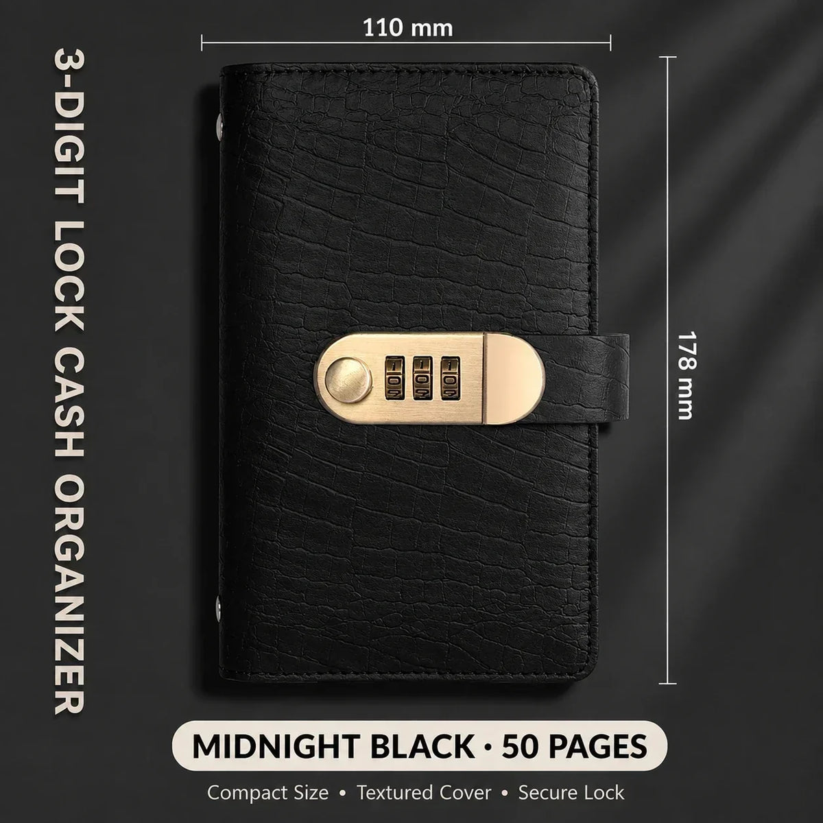 🔐Locking Banknote Collection Booklet | Holds 100 Bills