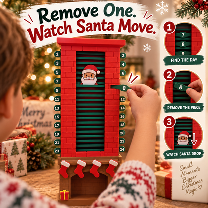 🎅 Santa Down the Chimney Advent Calendar – 24-Day Interactive Christmas Countdown