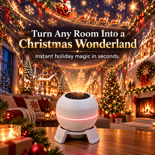 Christmas Wonderland Projector – Magical Holiday Room Light for Instant Festive Christmas Décor