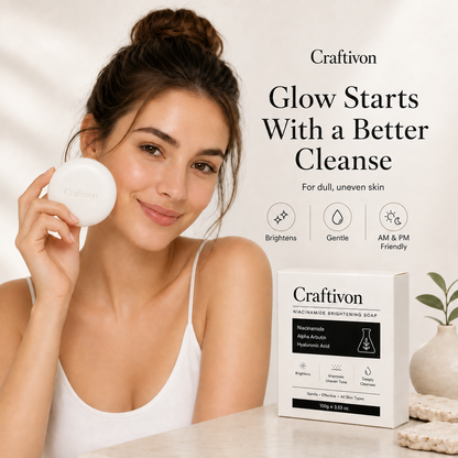 Niacinamide soap product formula and quality information