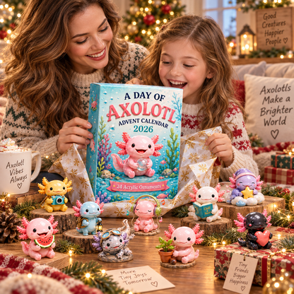 🎁 Axolotl Magic™ Christmas Advent Calendar 2026 – A Daily Dose of Cute Holiday Surprises