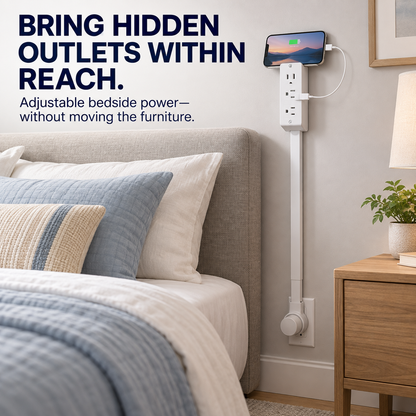 180 degree rotating outlet extender - product image 1