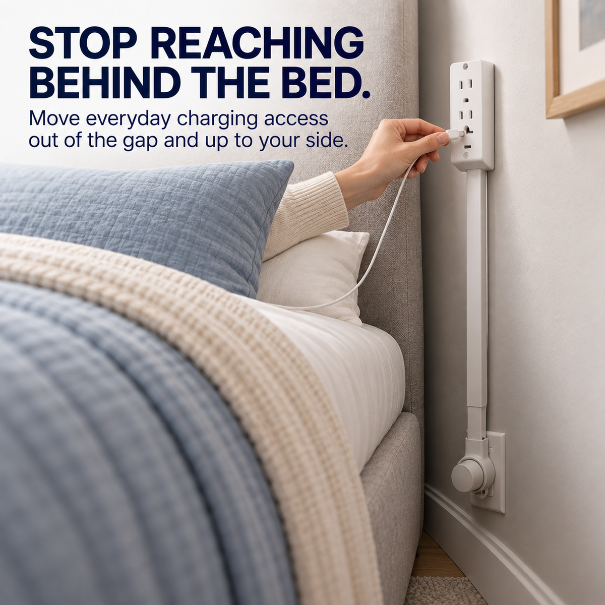 180 degree rotating outlet extender - product image 2
