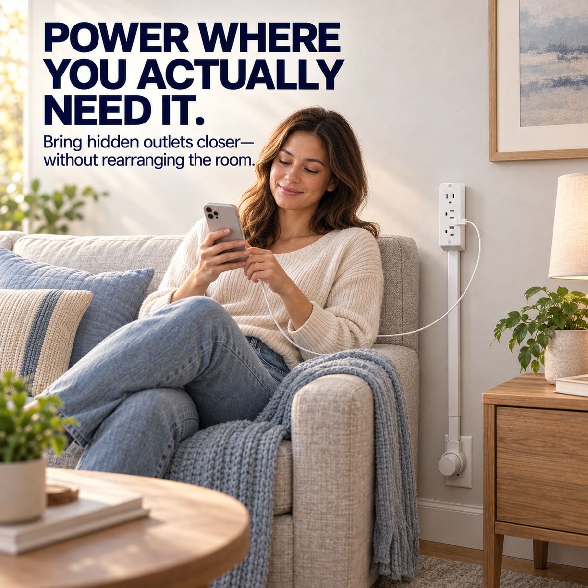 180 degree rotating outlet extender - product image 6