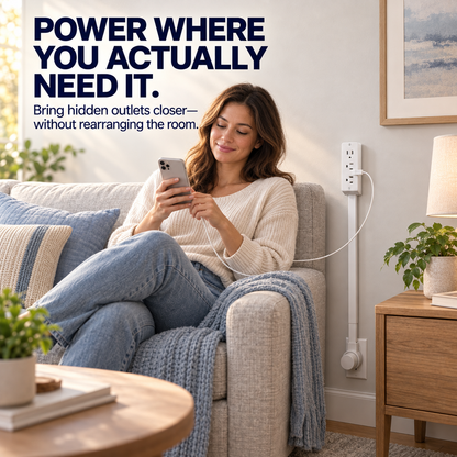 180 degree rotating outlet extender - product image 6