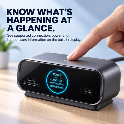 ⚡ DockVision™ Smart Display USB-C Hub – One Cable, Your Complete Desktop Setup
