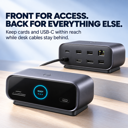 ⚡ DockVision™ Smart Display USB-C Hub – One Cable, Your Complete Desktop Setup