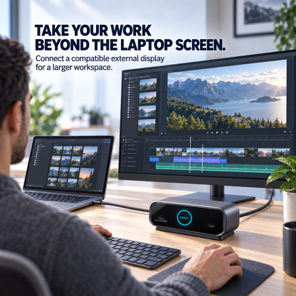 ⚡ DockVision™ Smart Display USB-C Hub – One Cable, Your Complete Desktop Setup