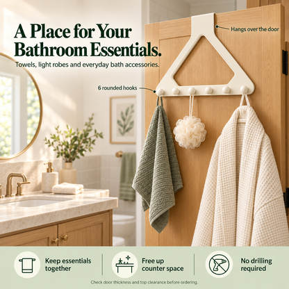 Bathroom towel organizer