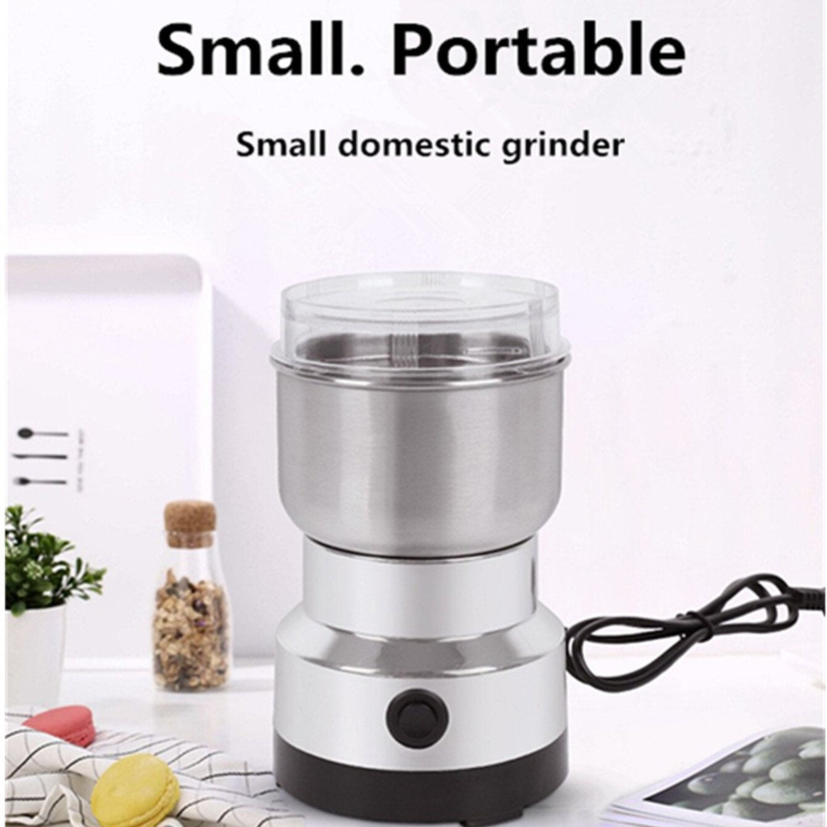 Stainless steel electric grain grinder - product image 6