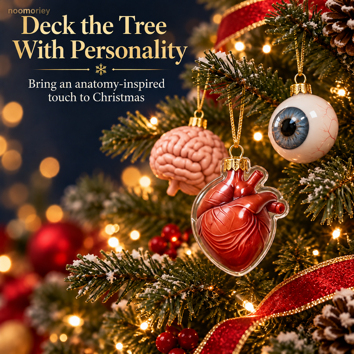 🎄 Anatomy Christmas Advent Calendar – Unique Organ-Shaped Ornaments & Holiday Surprises for Nurses, Medical Students & Science Lovers ！！！🎁