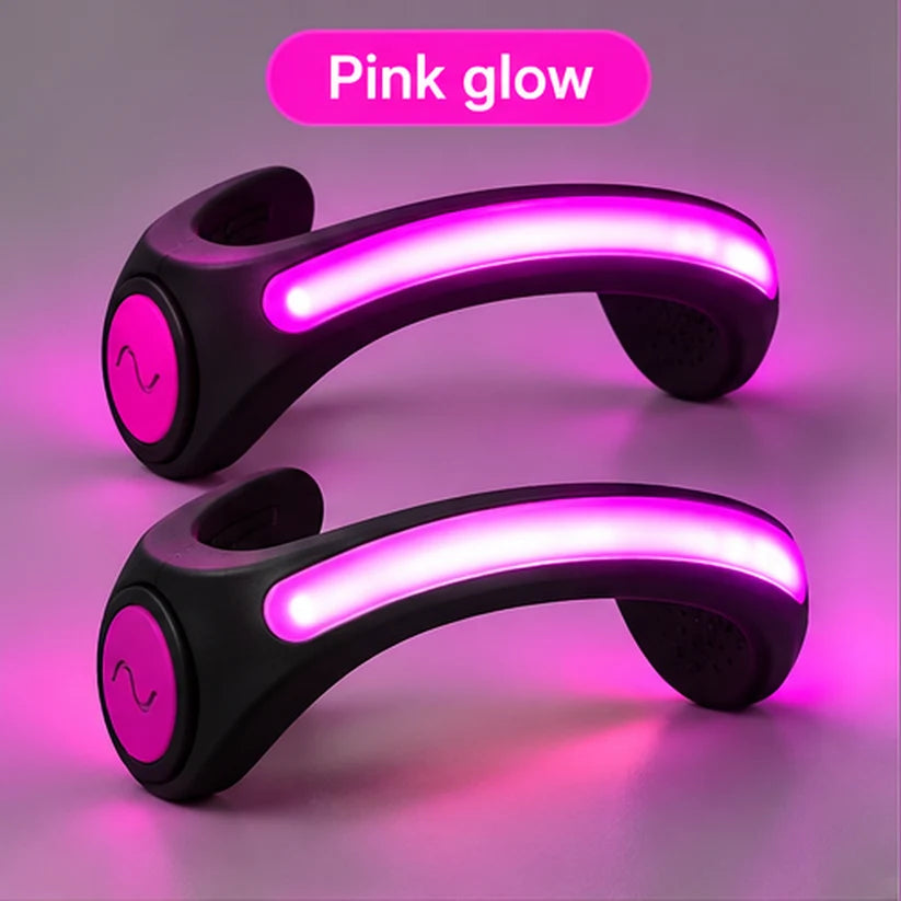 Pink glow LED heel shoe light