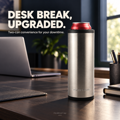 🔥 50% OFF! Double-Can Insulated Holder with Easy Reload 🥤❄️