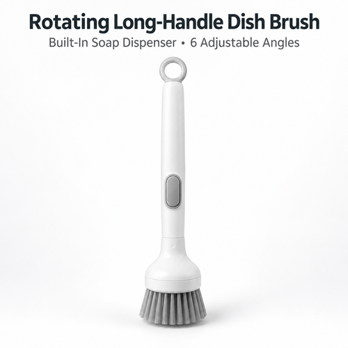 🧽 6-Angle Soap Dispensing Brush