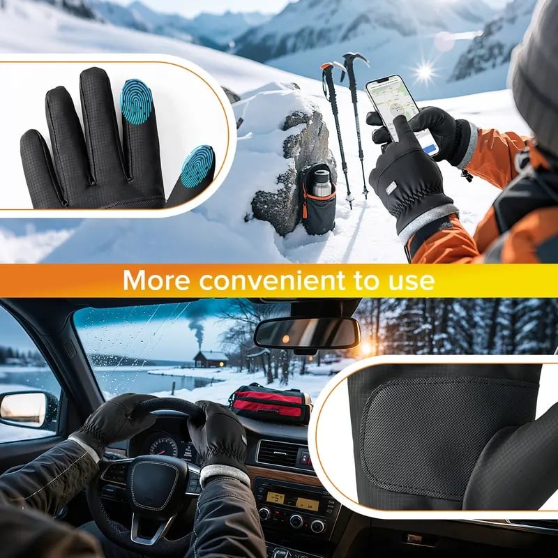 ❄️ Thermal Touchscreen Gloves – Warmth with a Grip