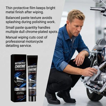 Motorcycle chrome metal polishing paste — product photo 6