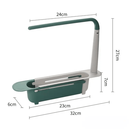 Telescopic Sink Storage Rack✨