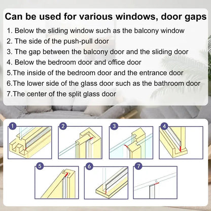 Door seal strip product feature view