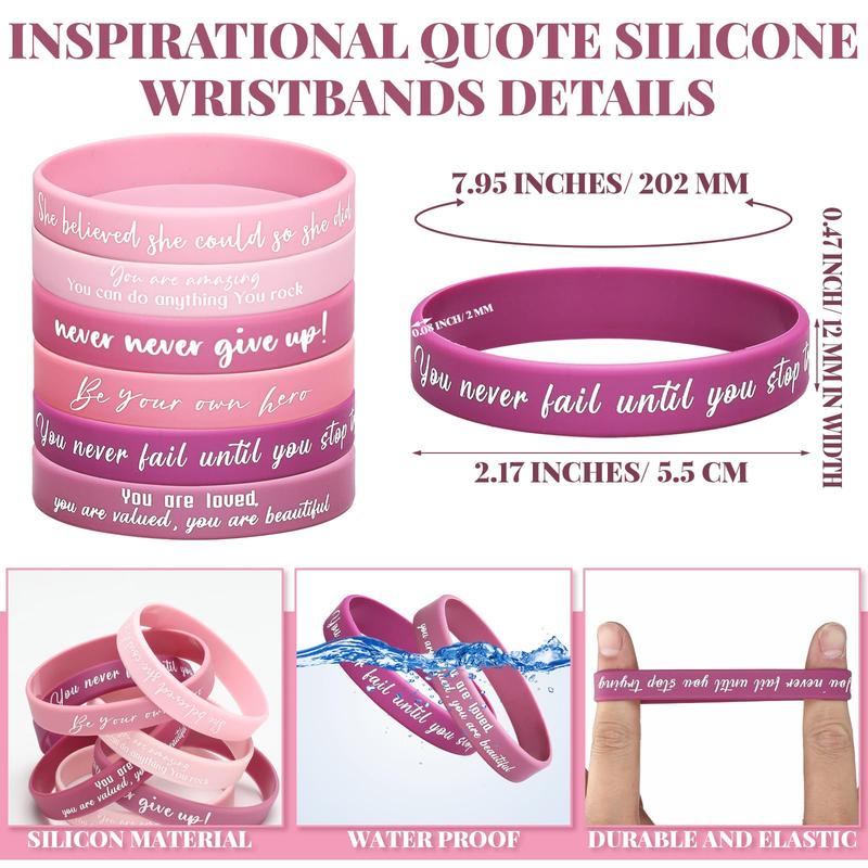🎁✝️ 30/60PCS Bible Verse Bracelets – Christian Faith Wristbands for Church Events, Youth Groups & Sunday School Rewards