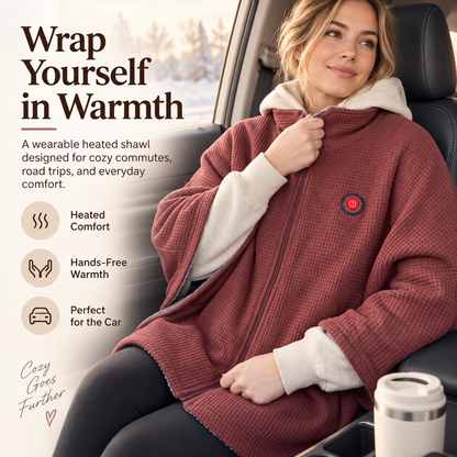 🔥 HeatHug™ Fast-Heating Wearable Blanket
