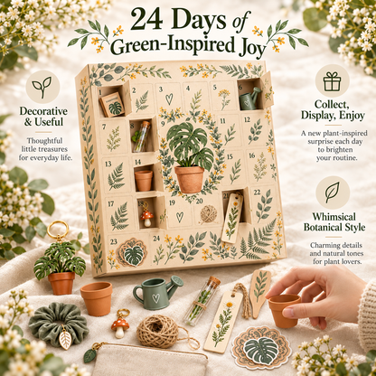 🌿 24 Days of Plant Surprises 🎁 | Botanical Advent Calendar