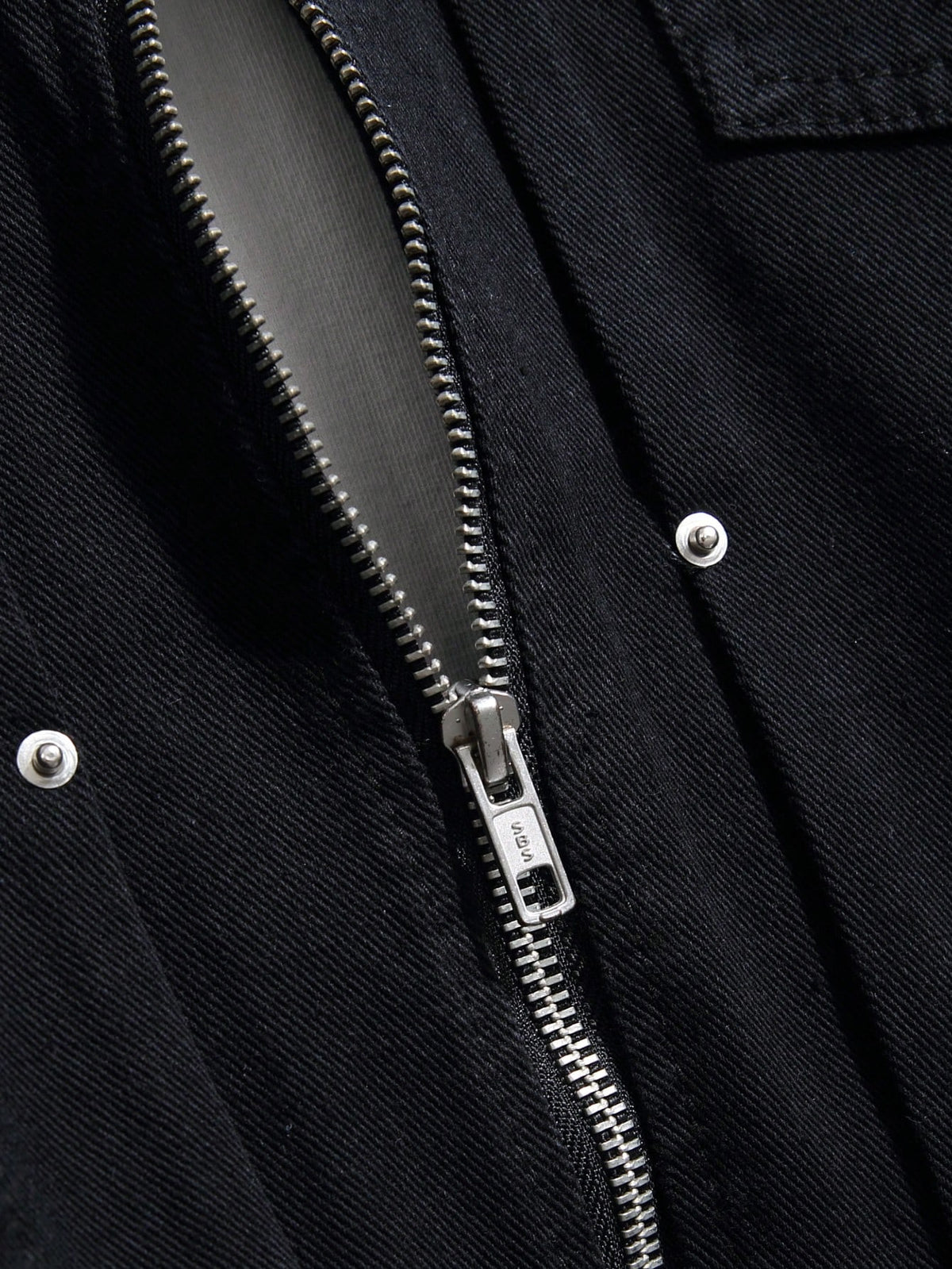 Men Flap Pocket Denim Jacket Without Tee