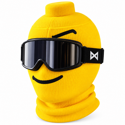 🍔 Burger Monster Knit Ski Mask – Funny Food Balaclava