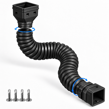 🏠 FoundationGuard™ Adjustable Downspout Extender – Redirect Rainwater Away from Your Home