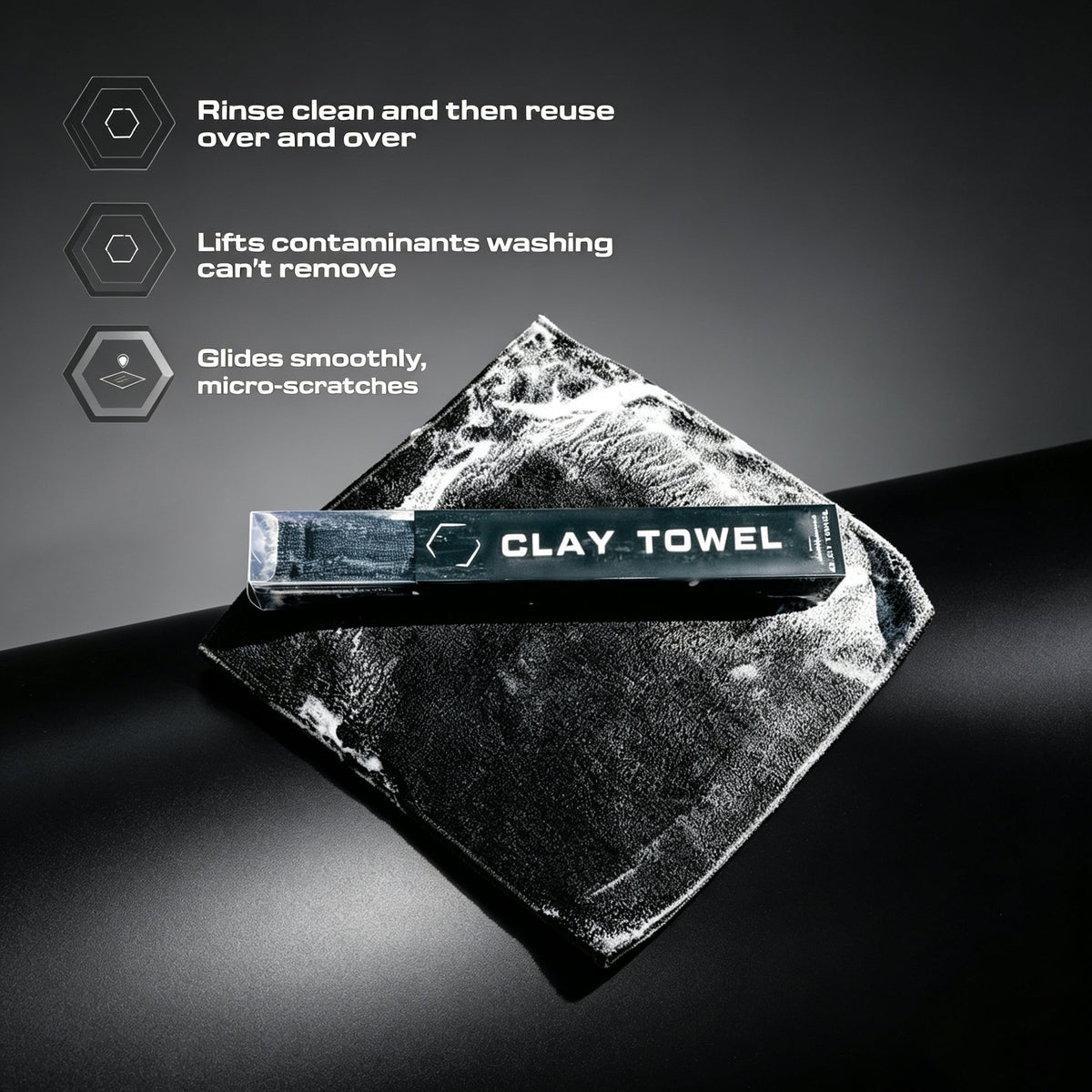 ✨Clay Towel - 12'x12' Brushed Microfiber