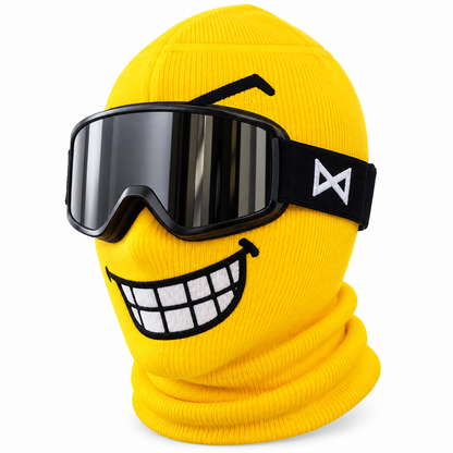 🍔 Burger Monster Knit Ski Mask – Funny Food Balaclava
