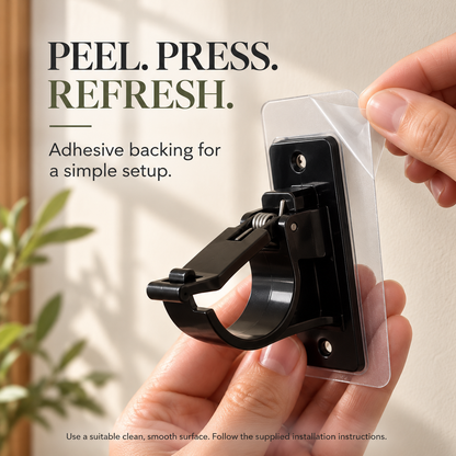 🏡 StickEase No-Drill Curtain Rod Brackets — 4-Pack