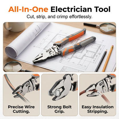 9-Inch Self-Locking Ratchet Pliers – Dual-Mode Grip Tool