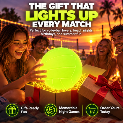 🔥 GlowSpike™ Light-Up Volleyball – Keep the Game Going After Dark