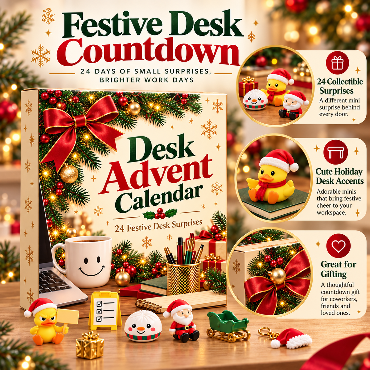 🎄 24 Days of Desk Surprises 🎁 | Christmas Advent Calendar