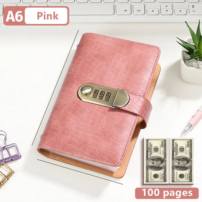 🔥 Last Day 50% OFF– Lockable A6 Savings Notebook with 3-Digit Combination Lock 💰