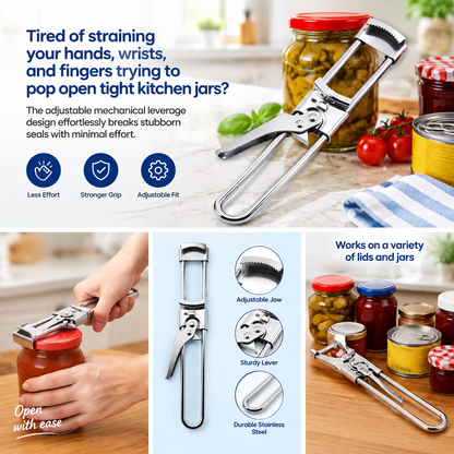 Adjustable jar and bottle opener - product image 2