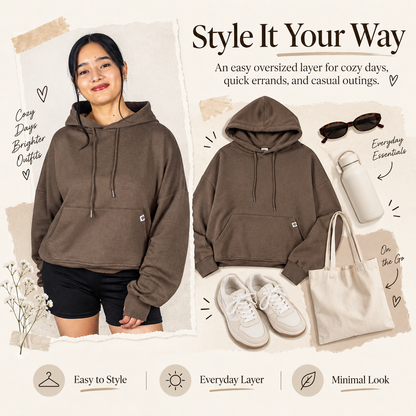 ✨ CloudWear™ Comfort Hoodie – Premium Soft Casual Pullover for Everyday Style
