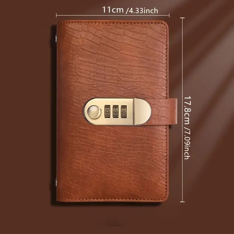 🔥 Last Day 50% OFF– Lockable A6 Savings Notebook with 3-Digit Combination Lock 💰