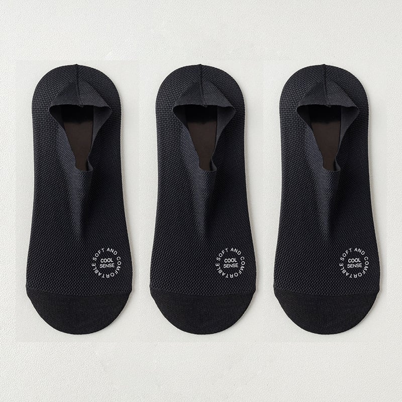 🔥6-Pair Invisible Grip Socks Pack 🧦 – Breathable Low-Cut Anti-Slip Sweat-Absorbing Design