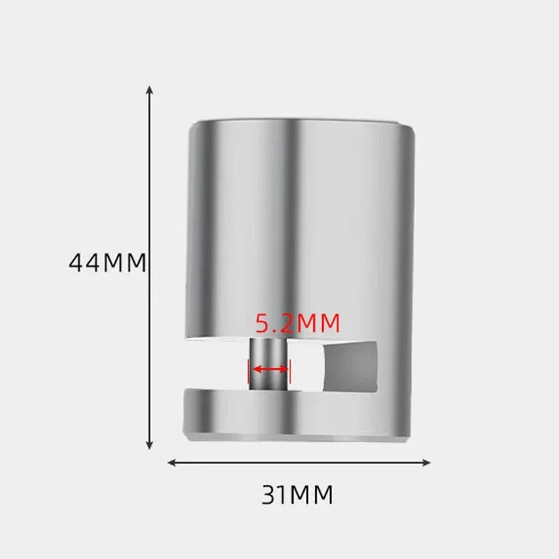 Push-to-lock silver disc brake lock - product image 4