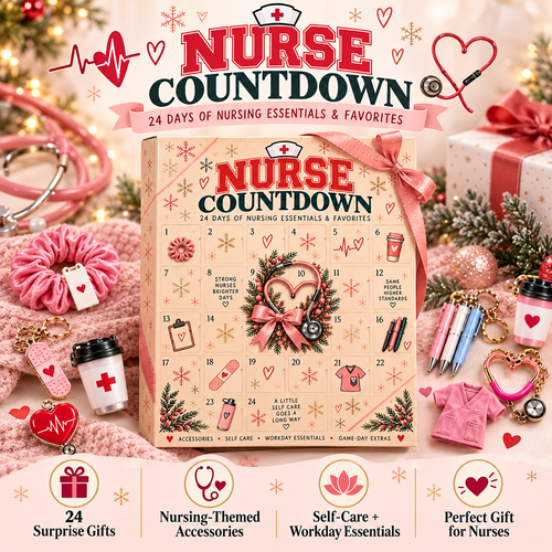 🩷 NurseJoy™ 24-Day Countdown Gift Box A Heartfelt Holiday Surprise Made For Everyday Heroes