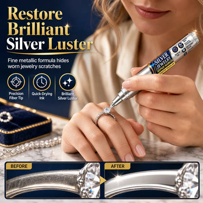 Silver-tone jewelry touch-up pen - original product image 1