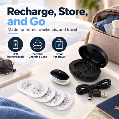 😴QuietRest™ Smart Sleep Support Wearable – Rechargeable Comfort for More Peaceful Nights