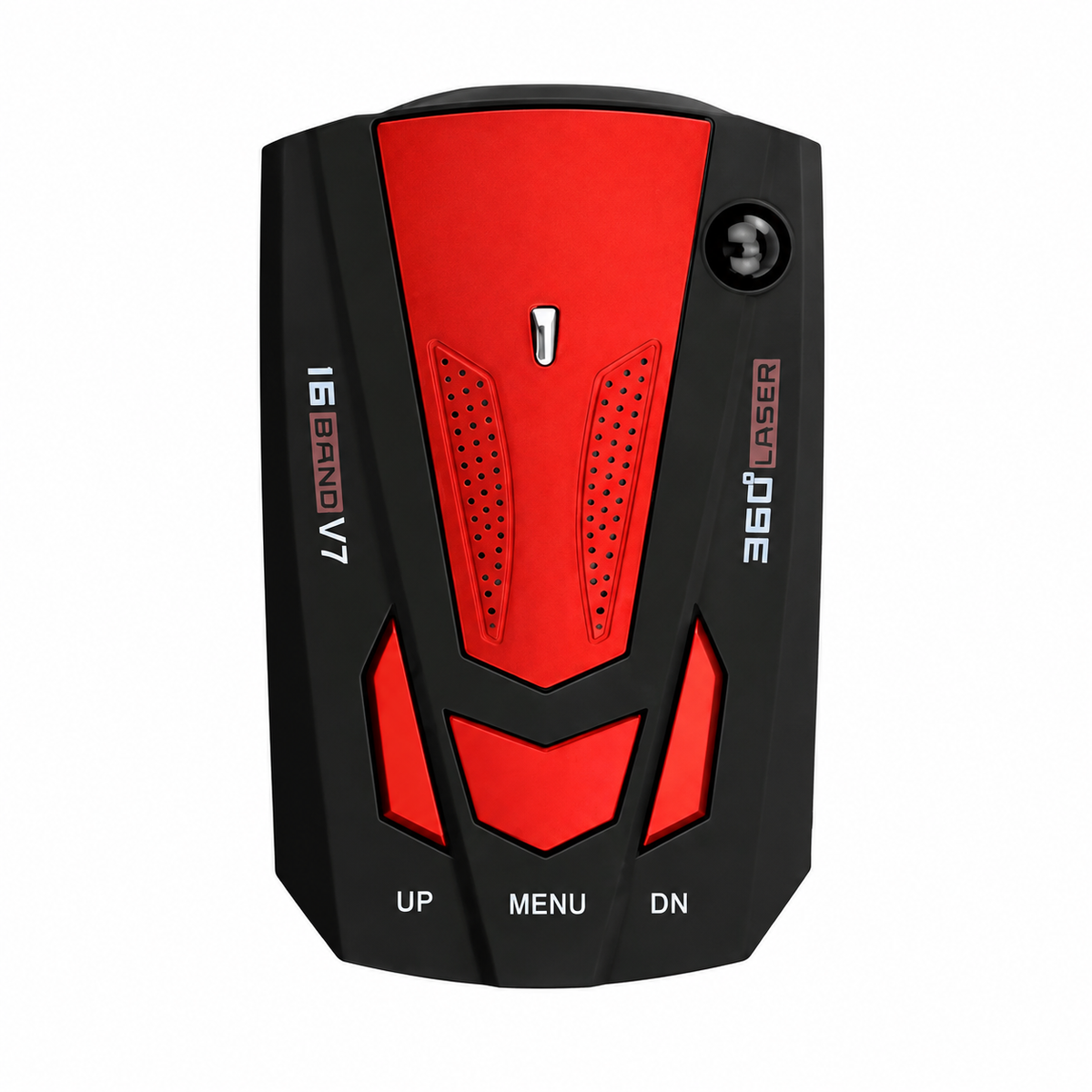 🚗V7 Multi-Band Radar Alert Detector – Voice & LED Alerts with City/Highway Modes